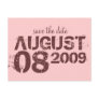 save the date - customise