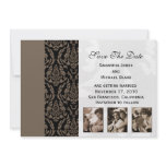 Save the Date -Damask invitations