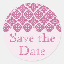 Save the Date Envelope Seals Sticker