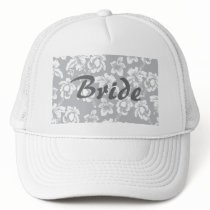 Save the Date/Fall Wedding Flowers Mesh Hats