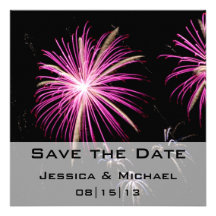 Save the Date Fireworks Announcement