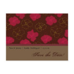 Save The Date Floral Design postcards