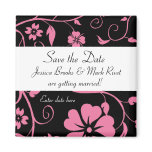 Save the date - Floral Wedding Magnet