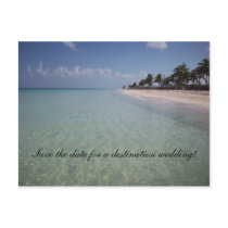 Save the date for a destination weddi... post card