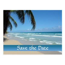 Save the Date for Beach Wedding Post Cards