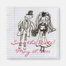 Save the Date! Fridge Magnet