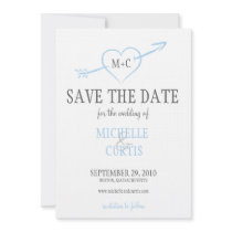 Save the Date - Heart and Arrow Custom Invite