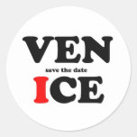SAVE THE DATE IN VENICE STICKER