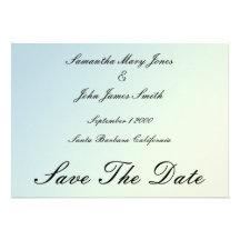 Save the Date Invitation
