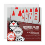 Save The Date Invitation Love Casino Card 3