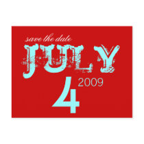 Save the Date - July - Customised