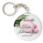 Save the Date Key Chain Customisable Names Date