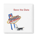 Save the Date Las Vegas Magnet