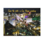 Save the Date Las Vegas Wedding Plans Post Card