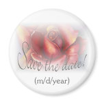 save the date (m/d/year) magnet