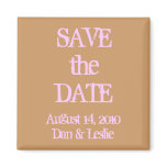 Save the date magnet