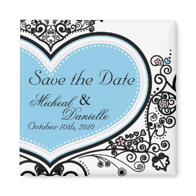 Save the Date Magnet by Chic_Boutique