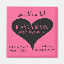 save the date magnet