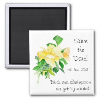 'Save the Date' Magnet, Dreaming Spires Roses