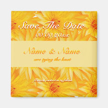 Save the date magnet invitations - customisable