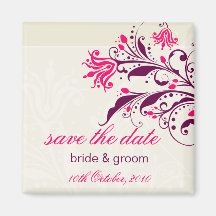SAVE THE DATE MAGNET :: lily