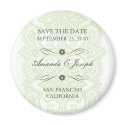 Save The Date Magnet-Vintage Blossom