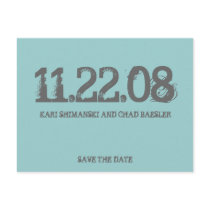 Save the date modern!