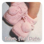 Save the Date/New Baby Sticker