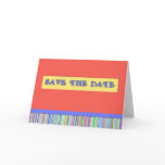 Save the Date Note Card
