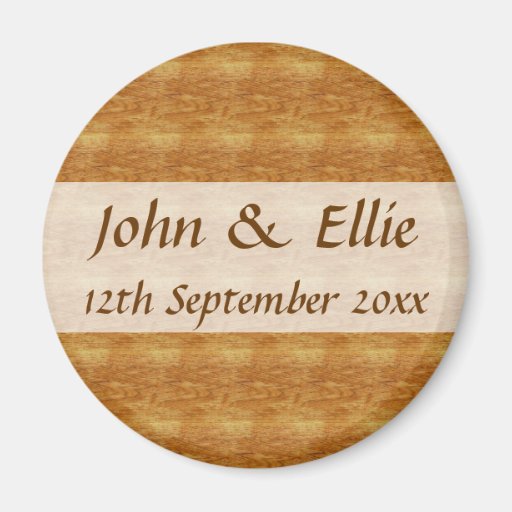 Save The Date Patterned Magnet