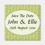 Save The Date Patterned Magnet