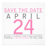 Save the Date Personalized Announcement