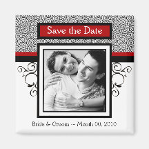 Save the Date photo magnets