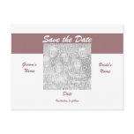 Save the Date Photo Postcard - Customised