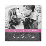 Save the Date Photo Wedding Magnet