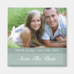 Save the Date Photo Wedding Magnet