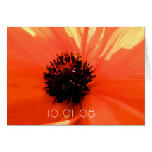 Save the Date - Poppy - Customised Greeting Cards