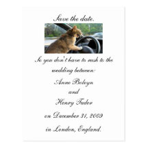 Save the date. postcard