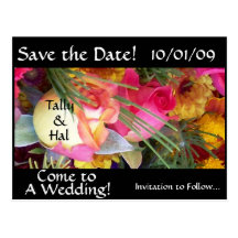 Save the Date Postcard