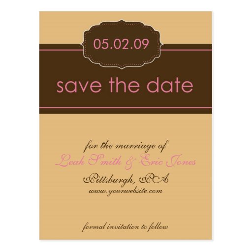 Save The Date Postcard Templates