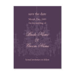 Save the Date postcards, chandelier