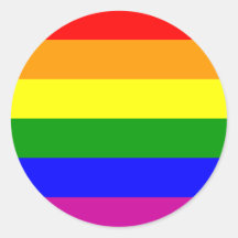 Save the Date/Rainbow Wedding/Gay Pride Sticker