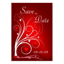 Save the Date - Red Hearts Profile Card