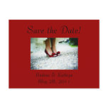 Save the Date, Red postcards