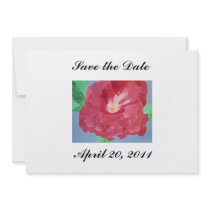 Save the Date Rose Painting