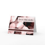 save the date ~ rose petals cards