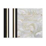 Save the date rose wedding invitations