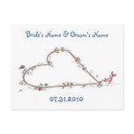 Save the Date, Sand Surprise postcards