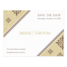 SAVE THE DATE :: slant 9 Post Cards