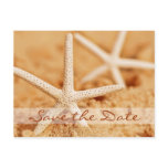 Save the Date Starfish Postcard